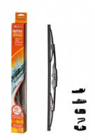 Щетка стеклоочистителя 380 мм (15) каркасная, 4 адаптера